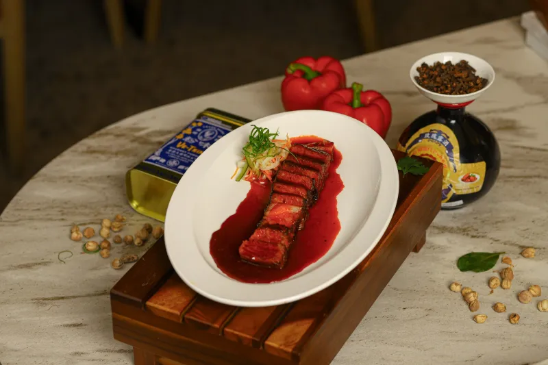 CHAR SIU GLAZED SHORT RIBS